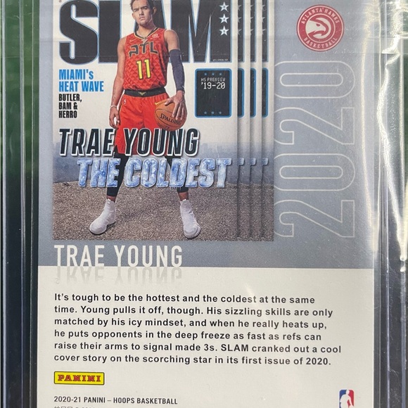 70. Panini SLAM 2020 Trae Young “The Coldest” Card 🧊🧊 - Picture 2 of 2